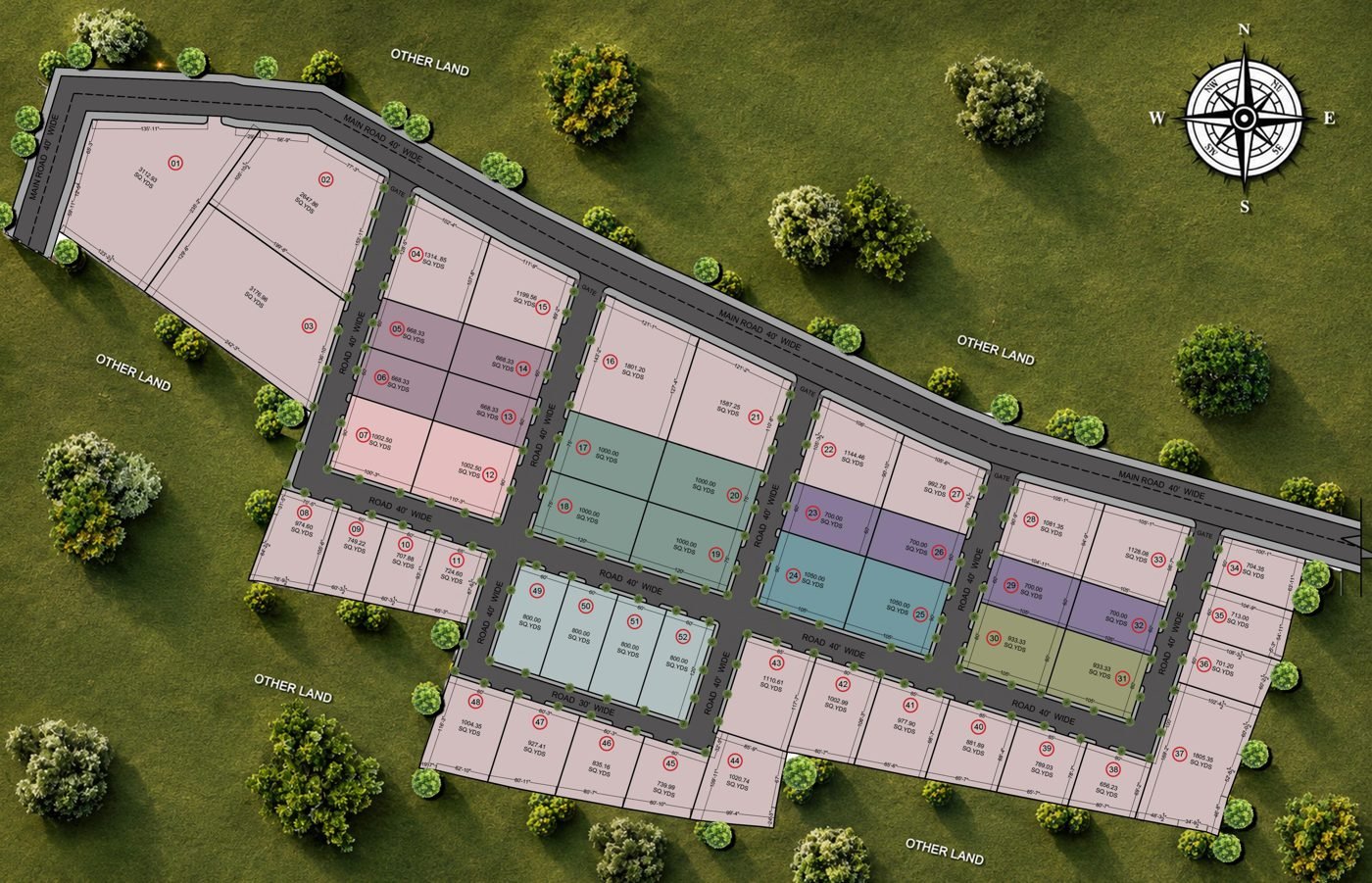 Bichon Scheme — Site Layout Render